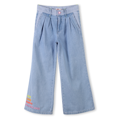 Jean large brod&eacute; BILLIEBLUSH FILLE