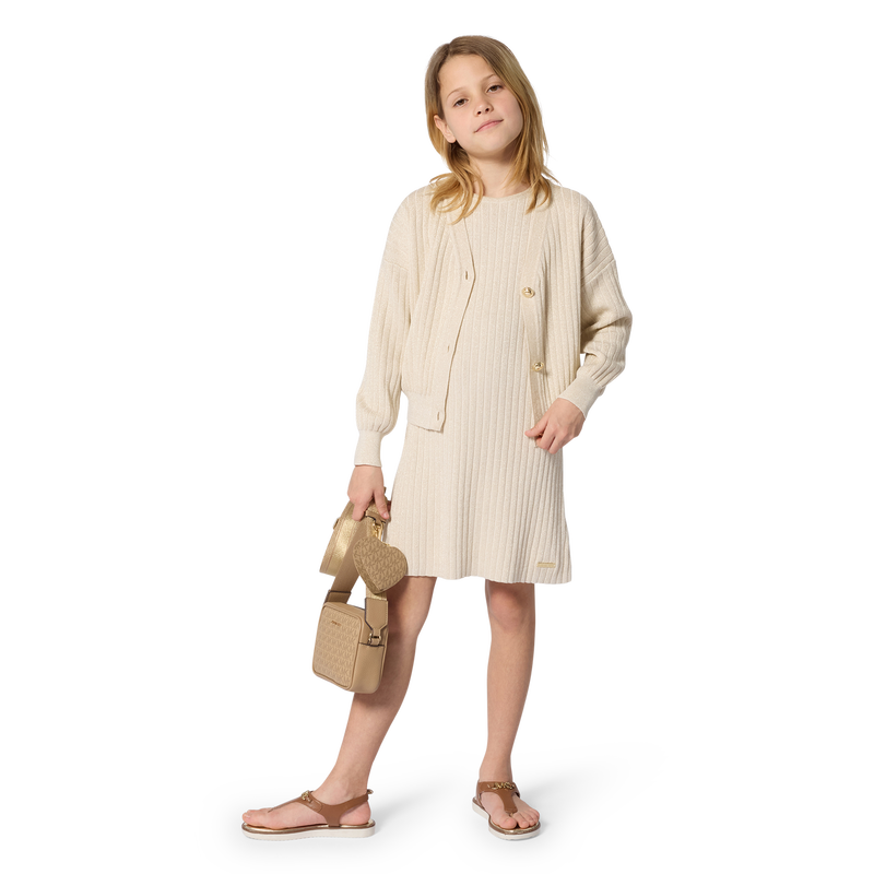 SWEAT ZIPP&Eacute; &Agrave; CAPUCHE MICHAEL KORS 
                        FILLE