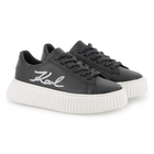 Baskets basse &agrave; lacets KARL LAGERFELD KIDS 
                    FILLE