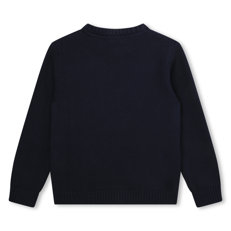 Pull en tricot sigle et bandes TIMBERLAND 
                    GARCON