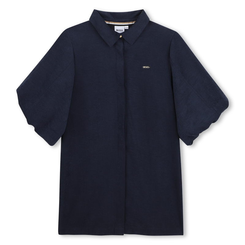 Robe en weavy satin BOSS 
                        FILLE