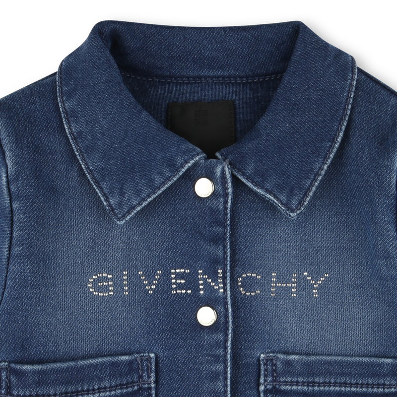 Cardigan en denim molletonné GIVENCHY 
                    FILLE