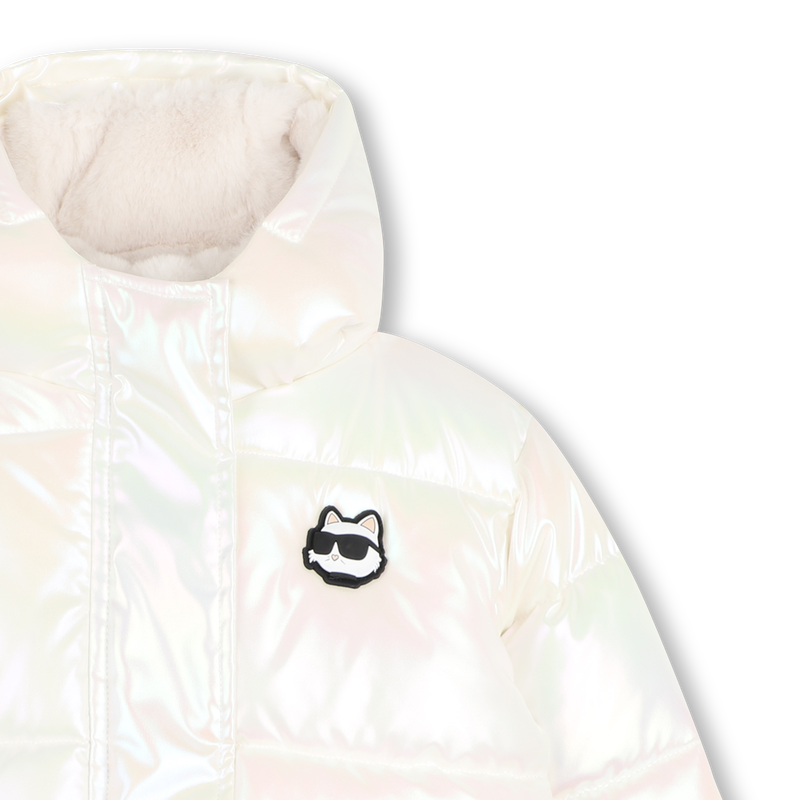 Doudoune &agrave; capuche KARL LAGERFELD KIDS 
                        FILLE