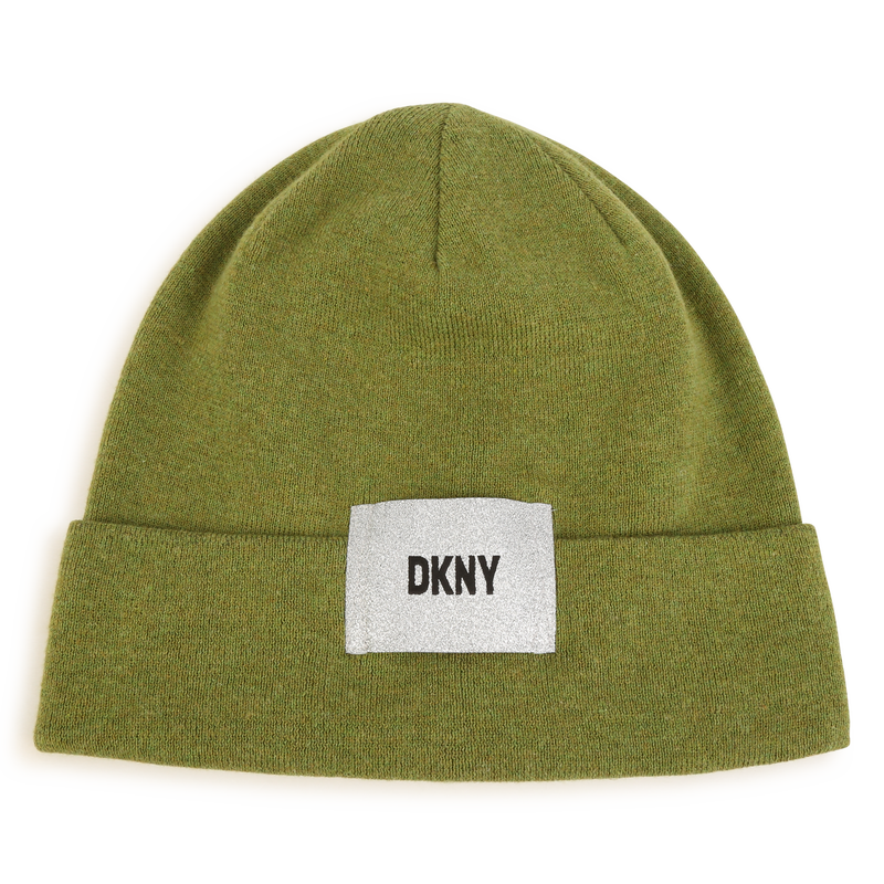 Bonnet à étiquette brillante DKNY 
                    FILLE