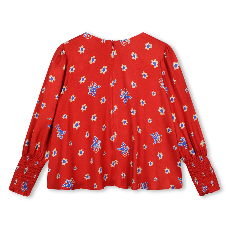 Blouse fluide imprimée KENZO KIDS 
                    FILLE