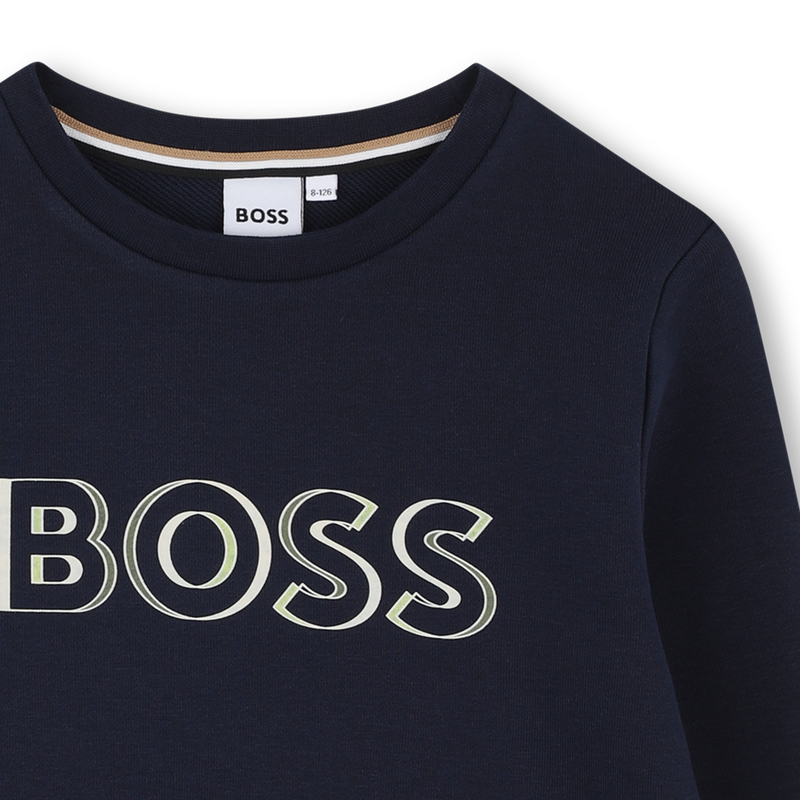 Sweat-shirt molletonn&eacute; BOSS 
                        GARCON
