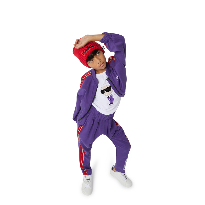 Veste jogging manches ballon KARL LAGERFELD KIDS 
                    FILLE