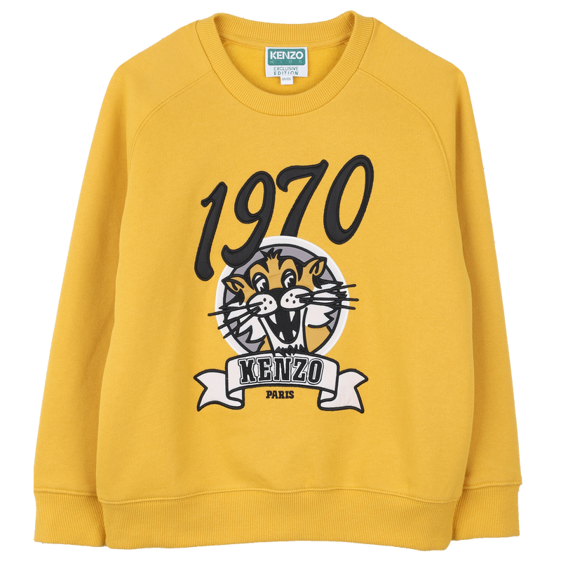 Sweatshirt &agrave; col rond KENZO KIDS 
                        GARCON