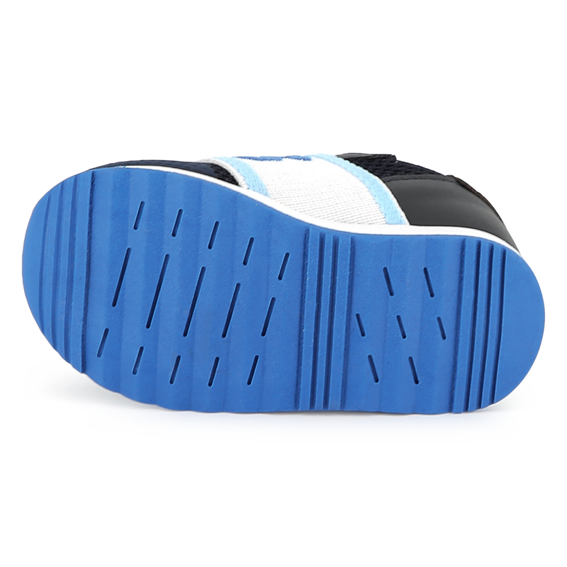 Baskets en cuir et r&eacute;sille BOSS 
                        GARCON