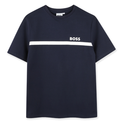 TEE-SHIRT MANCHES COURTES BOSS GARCON
