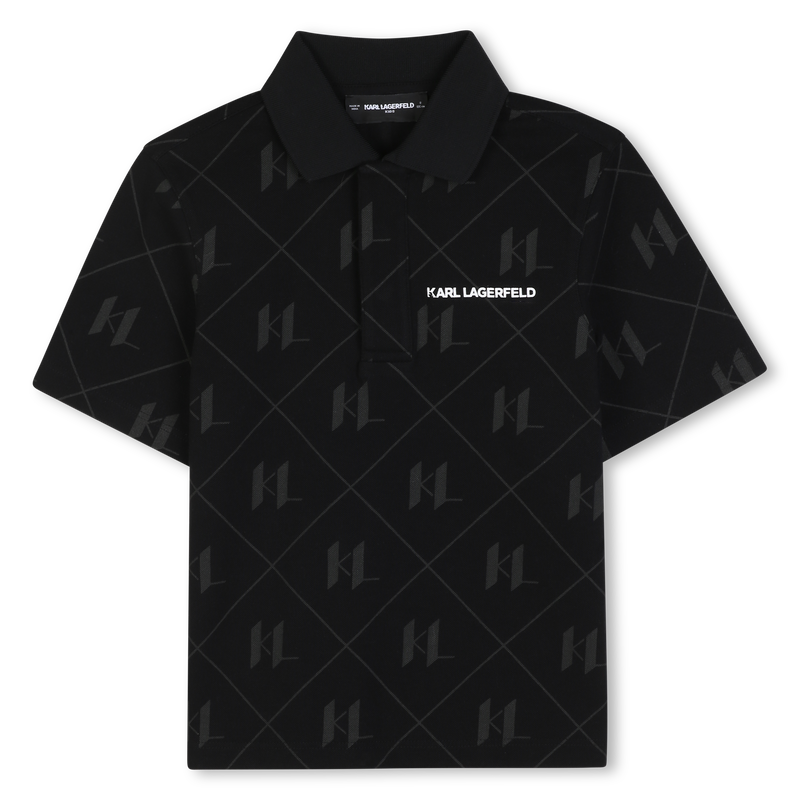 Polo manches courtes KARL LAGERFELD KIDS 
                        GARCON
