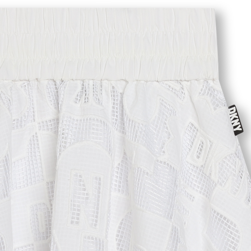 Jupe de cérémonie en tissu en maille ajouré DKNY 
                    FILLE