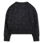 Sweat-shirt en double jersey KARL LAGERFELD KIDS 
                    FILLE