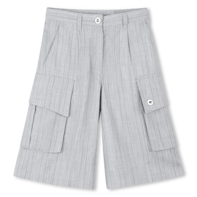 Short long à rayures tissées DKNY FILLE