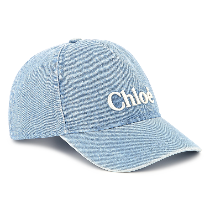 Casquette brodée en jean CHLOE 
                    FILLE