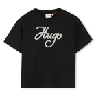 T-shirt &agrave; manches courtes Hugo 
                    FILLE