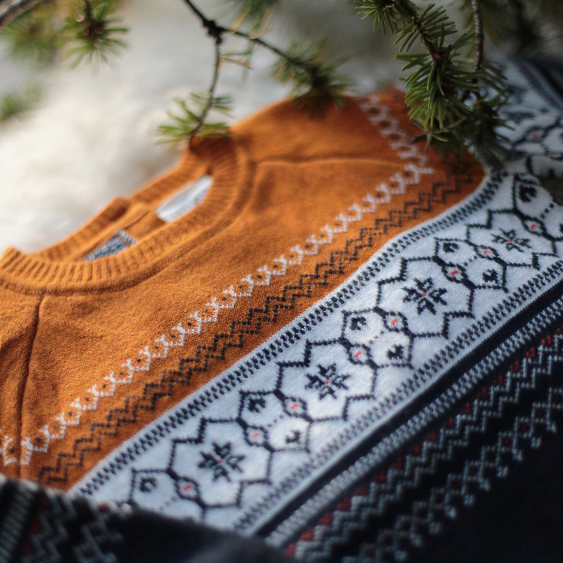 Pull en jacquard CARREMENT BEAU 
                    GARCON