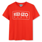 T-shirt coton manches courtes KENZO KIDS 
                    GARCON