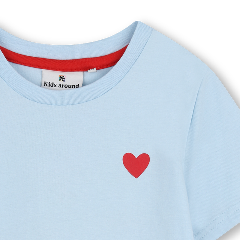 Tee-shirt manches courtes KIDS AROUND 
                        FILLE