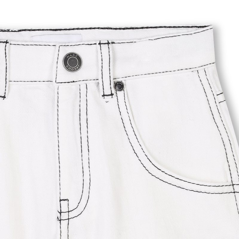 Short imprim&eacute; en coton MARC JACOBS 
                        FILLE