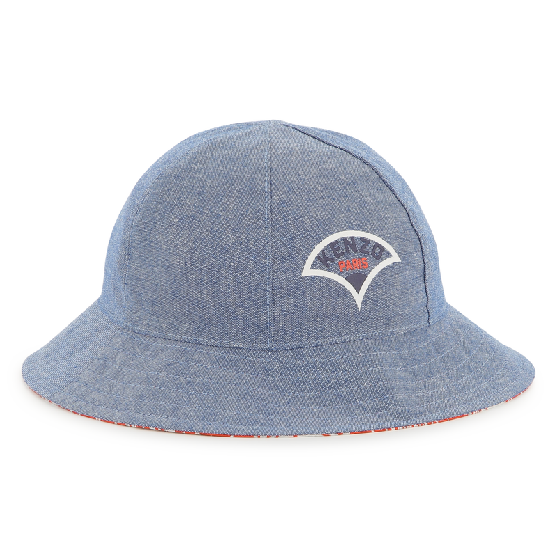 Bob r&eacute;versible en coton KENZO KIDS 
                        UNISEXE