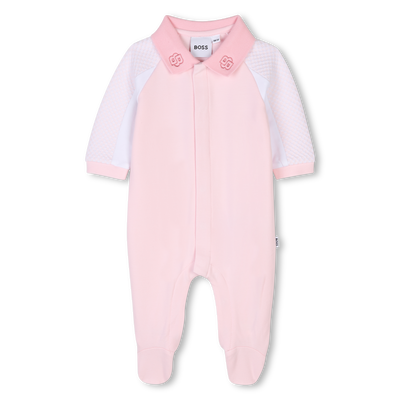 Pyjama col polo et d&eacute;coupes BOSS FILLE