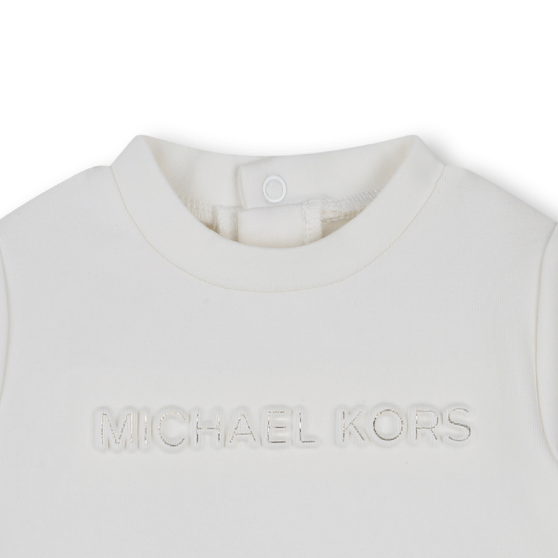 Robe manches longues bi-matières MICHAEL KORS 
                    FILLE