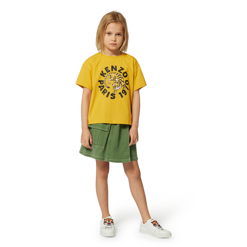 T-shirt manches courtes coton KENZO KIDS 
                        FILLE