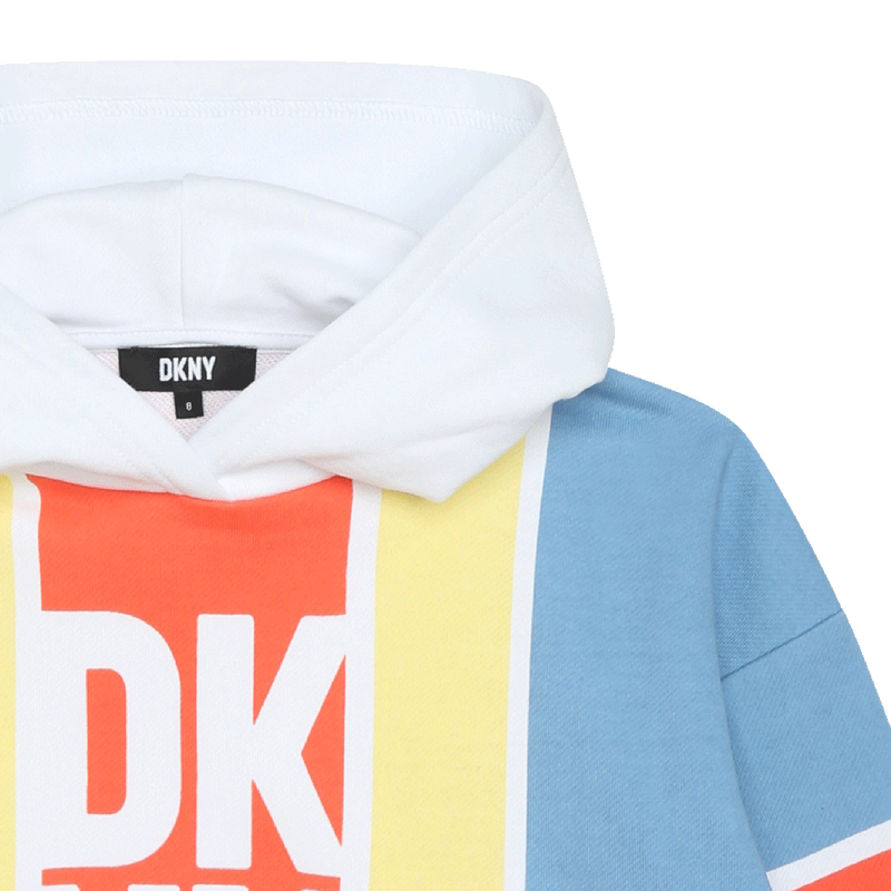 Sweat-shirt en molleton DKNY 
                    FILLE
