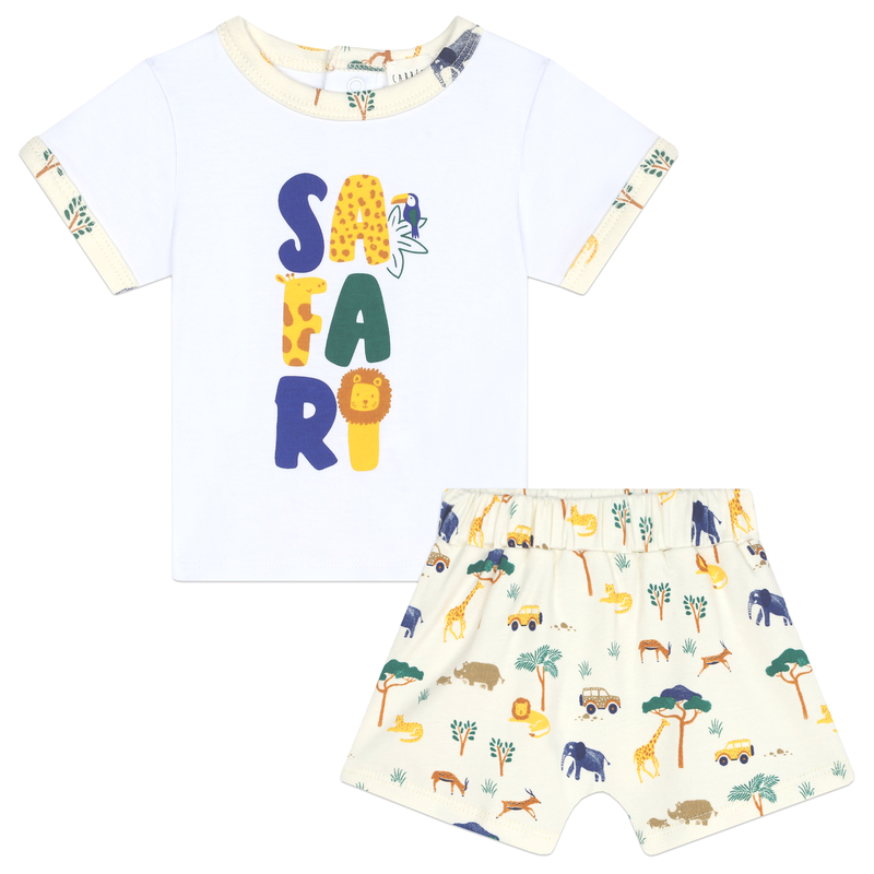 T-shirt et short en CARREMENT BEAU 
                    GARCON