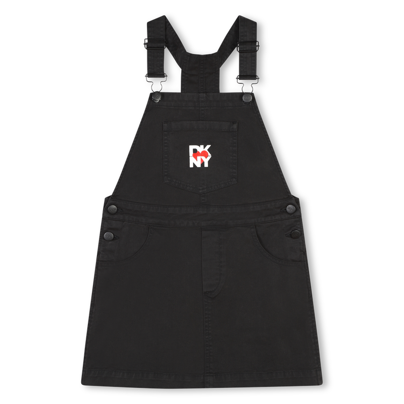 Robe &agrave; bretelles en denim DKNY 
                        FILLE