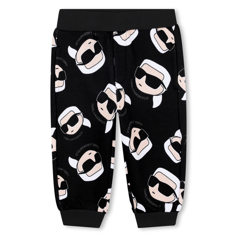 Pantalon en molleton gratté KARL LAGERFELD KIDS 
                    GARCON