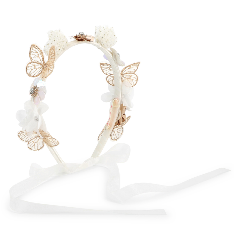 Serre-tête fleurs et papillons BILLIEBLUSH 
                    FILLE