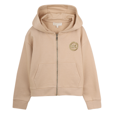 SWEAT ZIPP&Eacute; &Agrave; CAPUCHE MICHAEL KORS FILLE