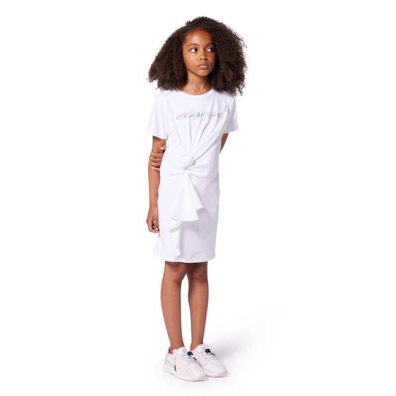 Robe avec volant effet fleur GIVENCHY 
                    FILLE