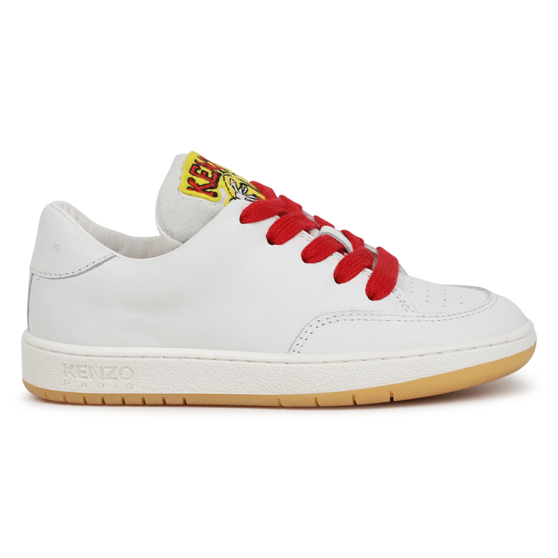 Baskets en cuir avec lacets KENZO KIDS 
                    UNISEXE