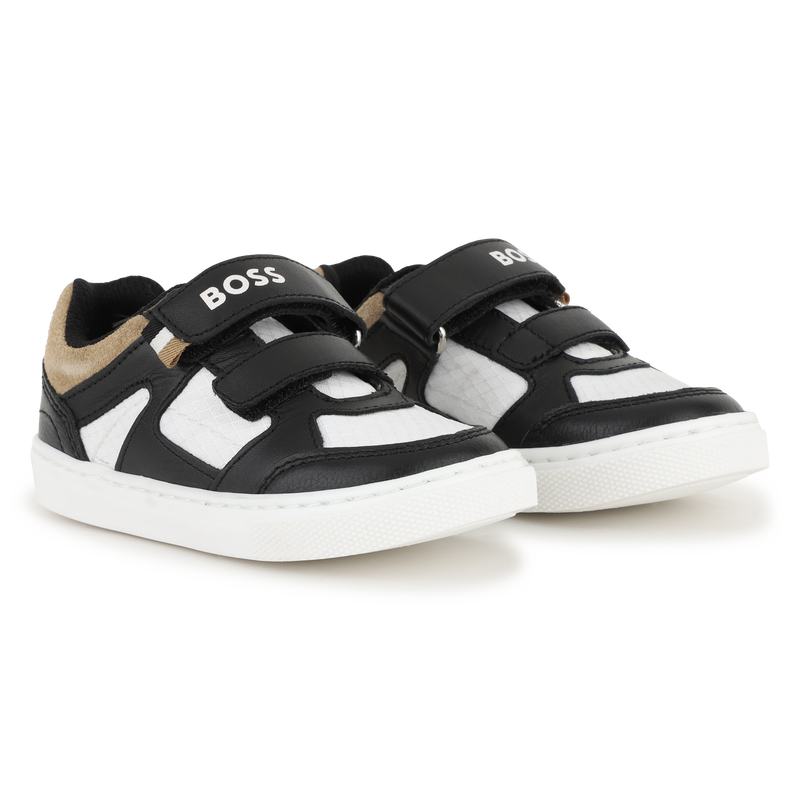 BASKETS &Agrave; BANDES AUTO AGRIPPANTES BOSS 
                        GARCON