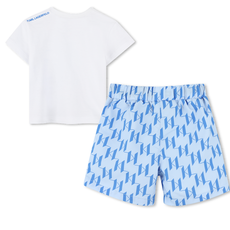 Ensemble short et T-shirt KARL LAGERFELD KIDS 
                    GARCON