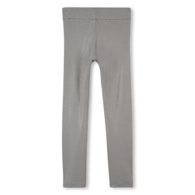 Legging en jersey pailleté argenté DKNY FILLE