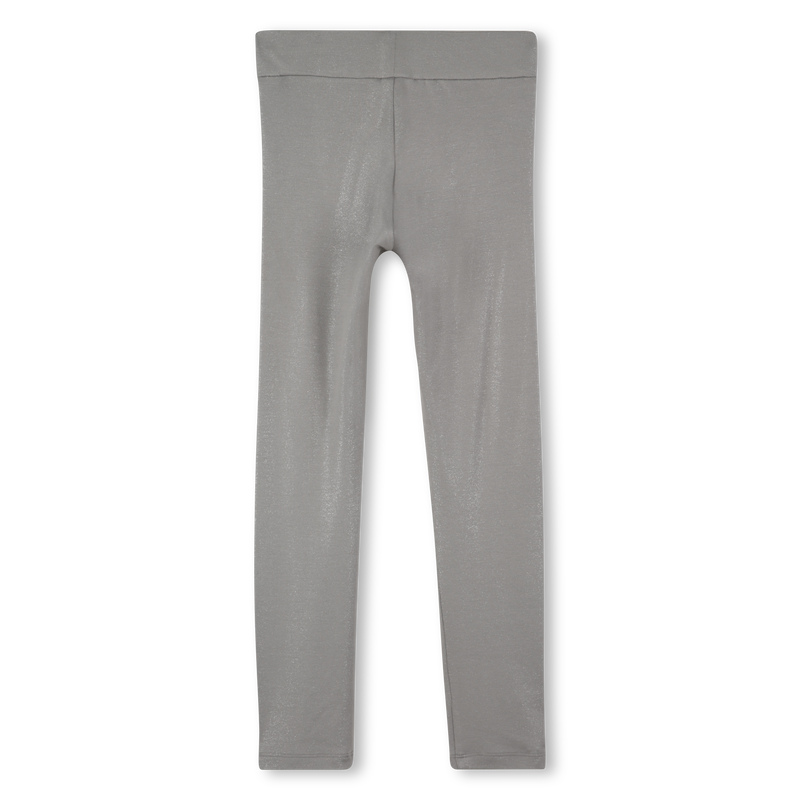 Legging en jersey pailleté argenté DKNY 
                    FILLE