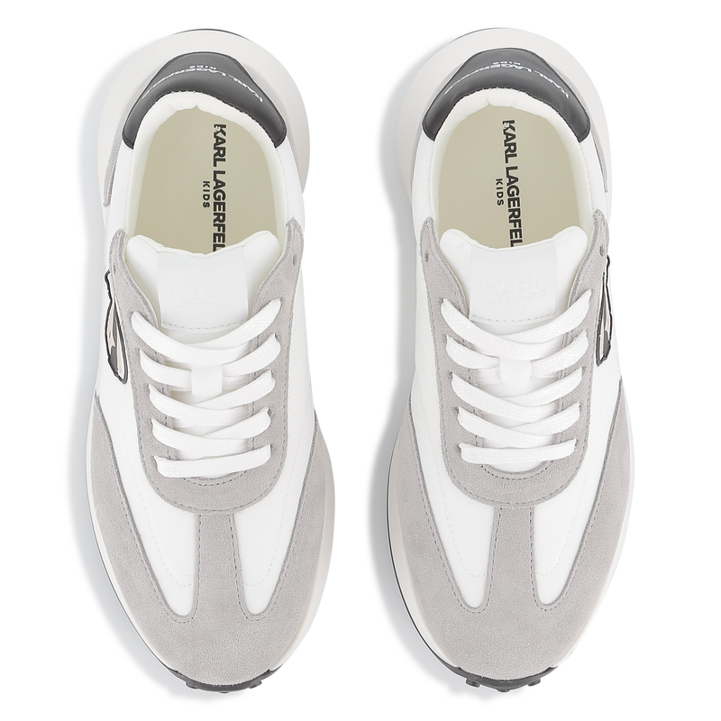 Baskets basses à lacets KARL LAGERFELD KIDS 
                    GARCON