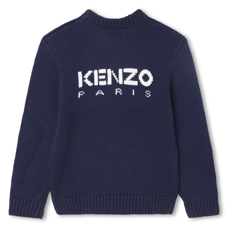 Pull en tricot avec motif KENZO KIDS 
                    GARCON