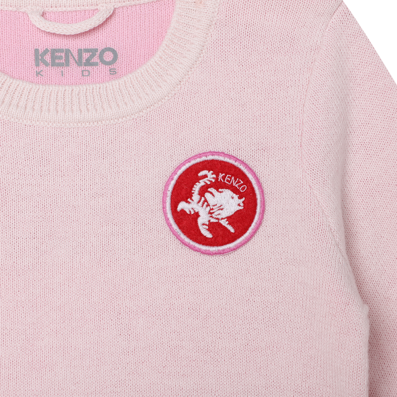 Pull et pantalon tricot coton KENZO KIDS 
                    FILLE
