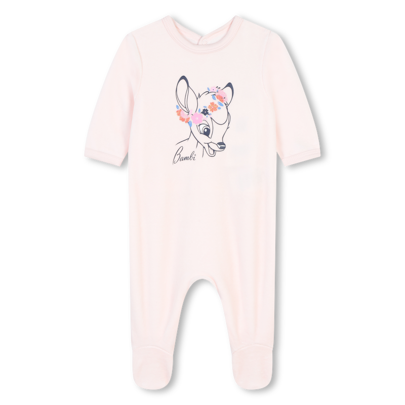 Pyjama en velours avec imprimé CARREMENT BEAU 
                    FILLE
