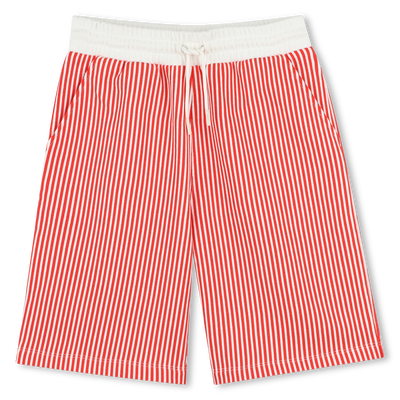 Bermuda en coton ray&eacute; KENZO KIDS GARCON
