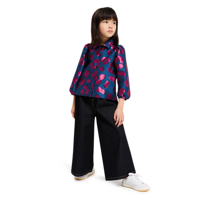 Blouse à fronces KENZO KIDS FILLE