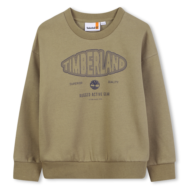 Sweat-shirt en molleton gratt&eacute; TIMBERLAND 
                        GARCON