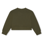 Sweat-shirt court en molleton MARC JACOBS 
                    FILLE