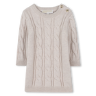 Robe en tricot avec torsades MICHAEL KORS 
                    FILLE