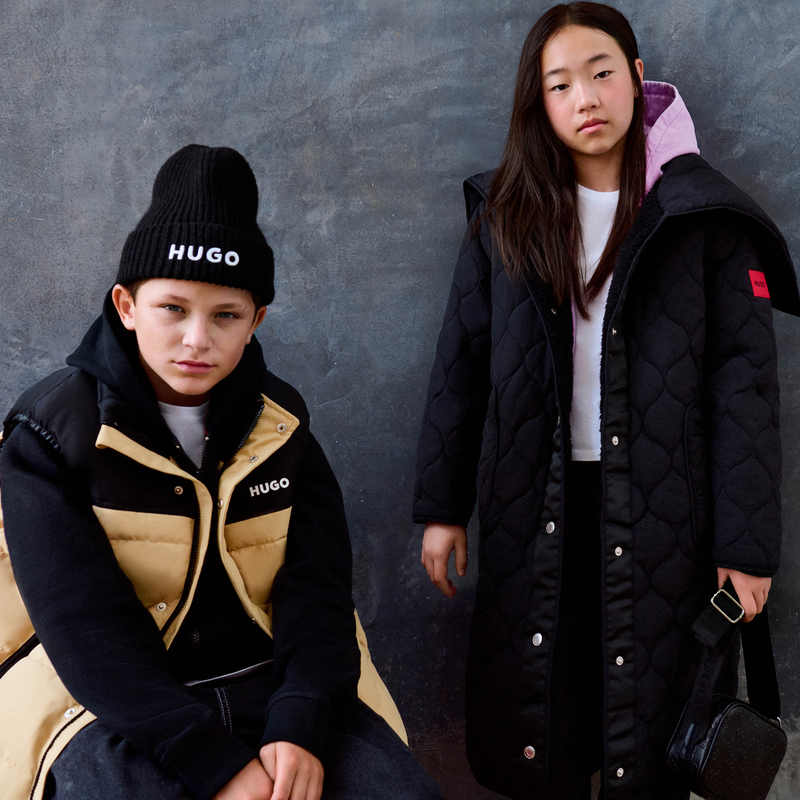 Parka longue &agrave; capuche Hugo 
                        FILLE